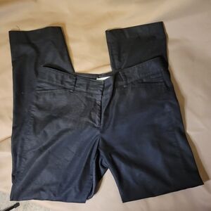 New York & Company Womens Size 8 Black Shimmer Stretch Dress pants
